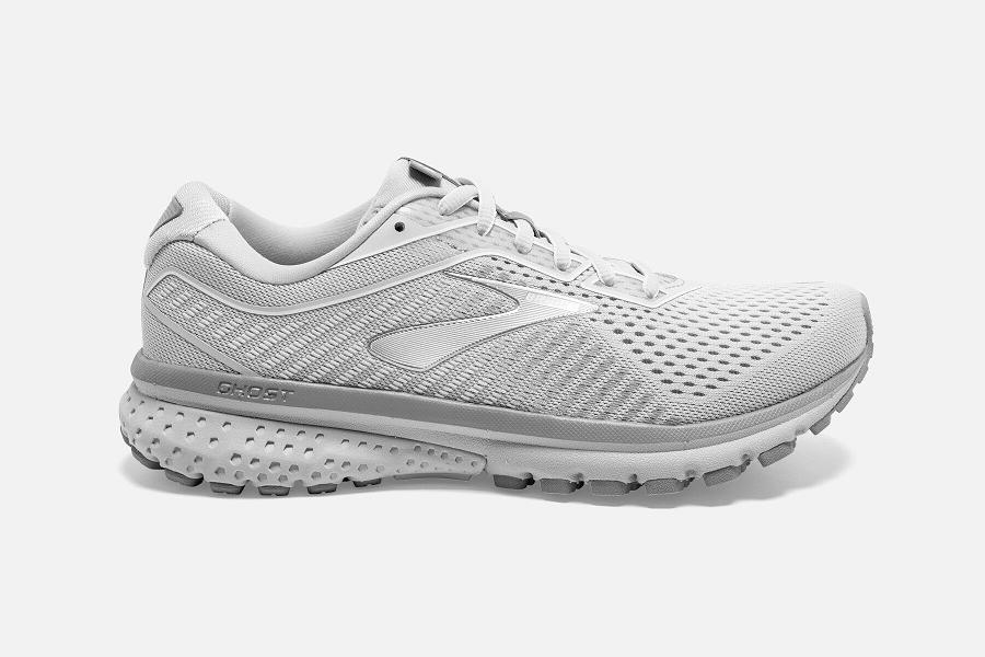 Brooks Ghost 12 Women Athletic Shoes & Road Running Shoes White CMQ249187